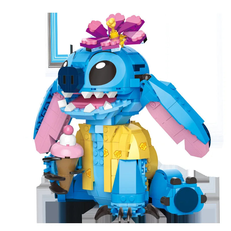 Cartoon Character Building Block Set - DIY Construction Model Kit - Ages 14+ - Creative Assembly Toy - Home Decor Display Piece