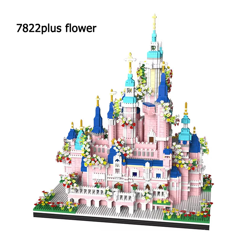 Princess Castle Building Block Set Assembly Building Brick Toys Diy Mini Block Good Birthday Gifts for Girls