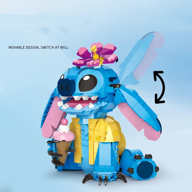 Cartoon Character Building Block Set - DIY Construction Model Kit - Ages 14+ - Creative Assembly Toy - Home Decor Display Piece