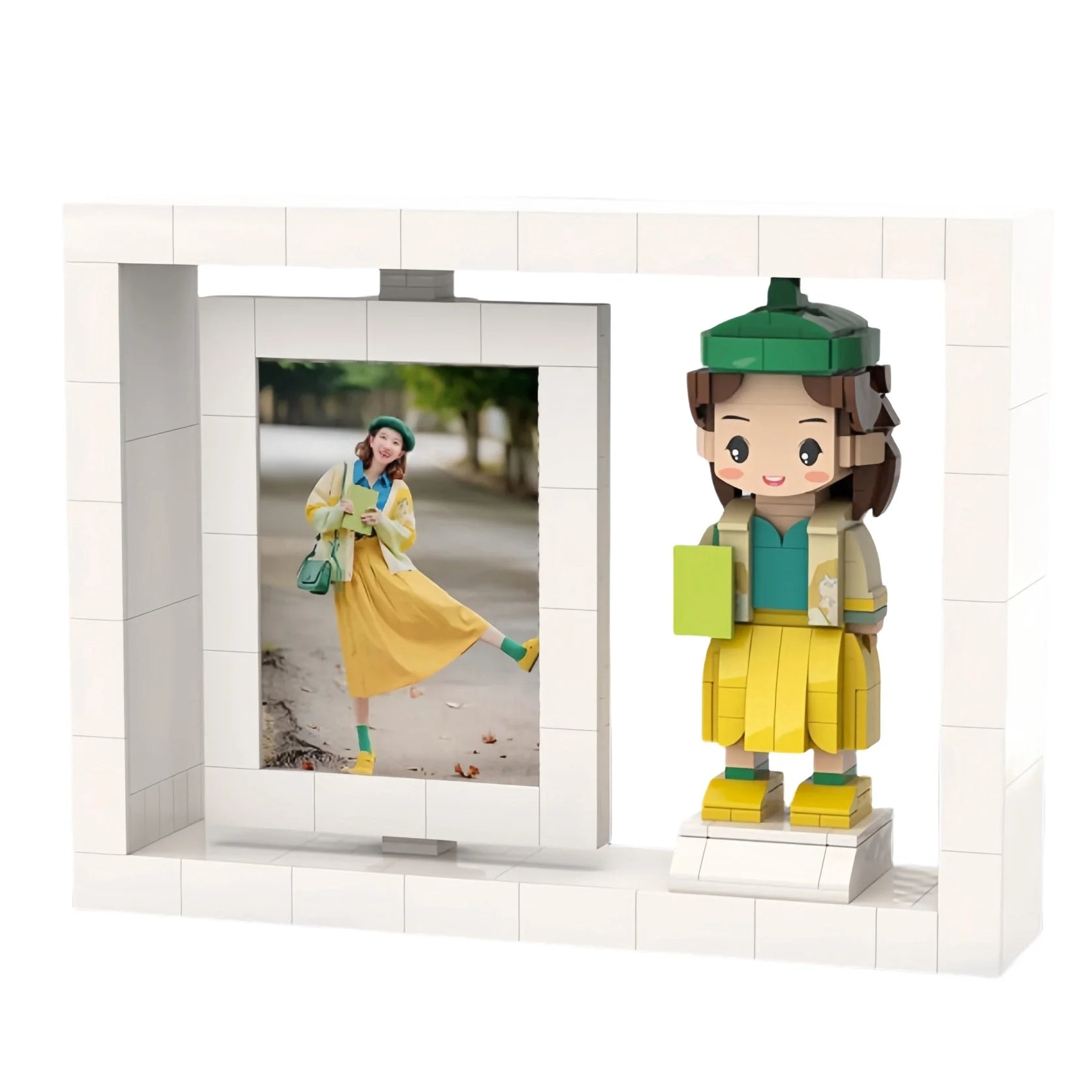 Character Building Block Figure Set -  DIY Assembly Toy - Ages 8+ - 1:12 Scale Model - ABS Plastic Construction Kit