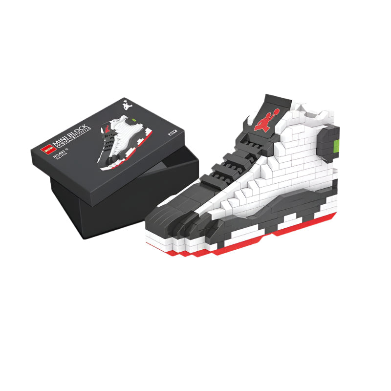XRH DIY Mini Building Block Basketball Shoes - 'A J' Model Toy Sneakers Build - Bricks Set - Ideal DIY Assembly Gifts for Kids