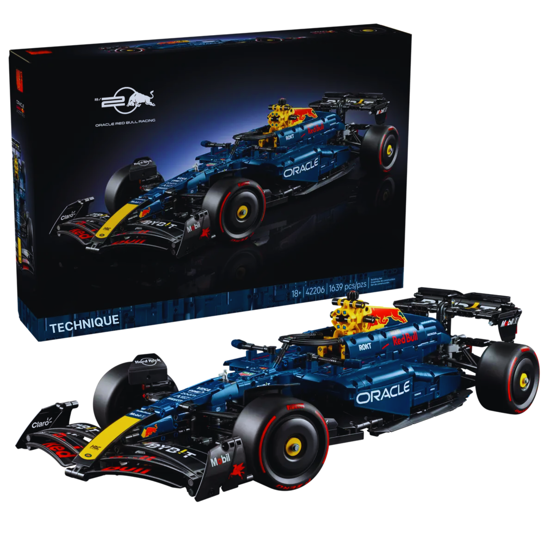 Racing Car Building Set - 1639 Pieces - Adult Construction Kit Ages 18+