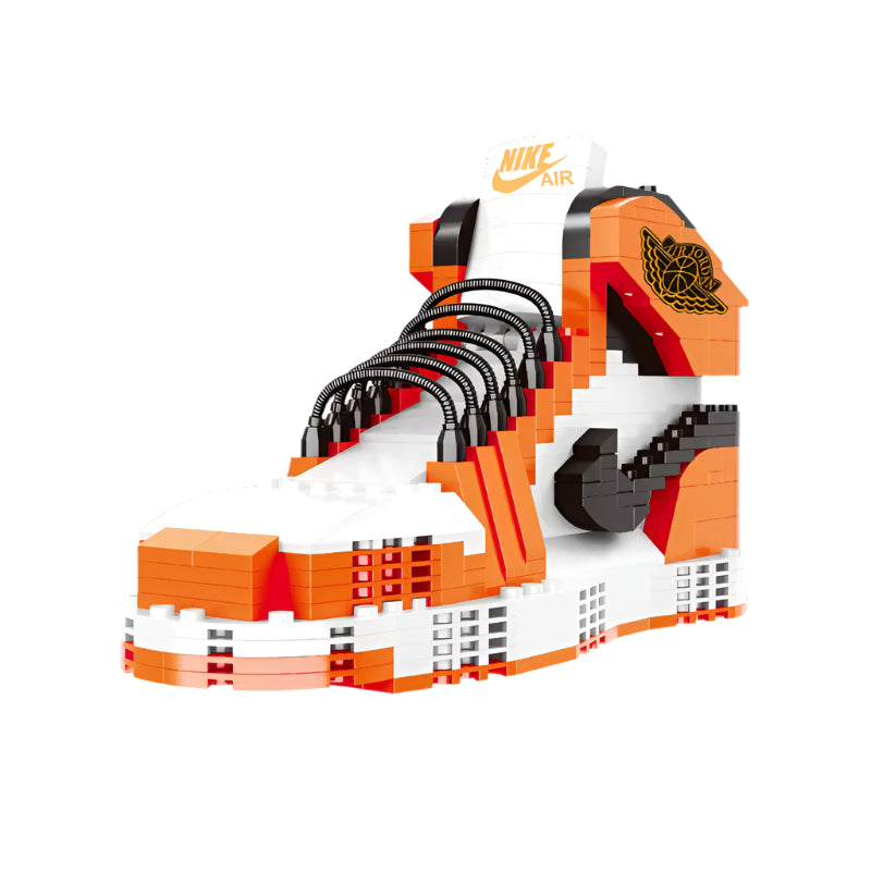 Wholesale 420 Pcs Shoes Block Large Size Sneaker Shoes Model Nano Building Block Set AJ for Children Gift